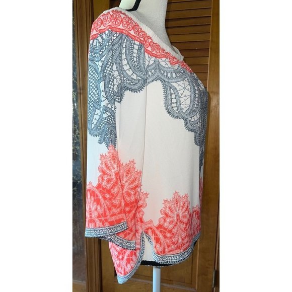 Jealous Tomato Off-The-Shoulder Boho Shirt — Small - Picture 3 of 9